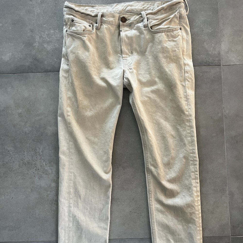 AllSaints Mens Chalk Cigarette Jeans W34
